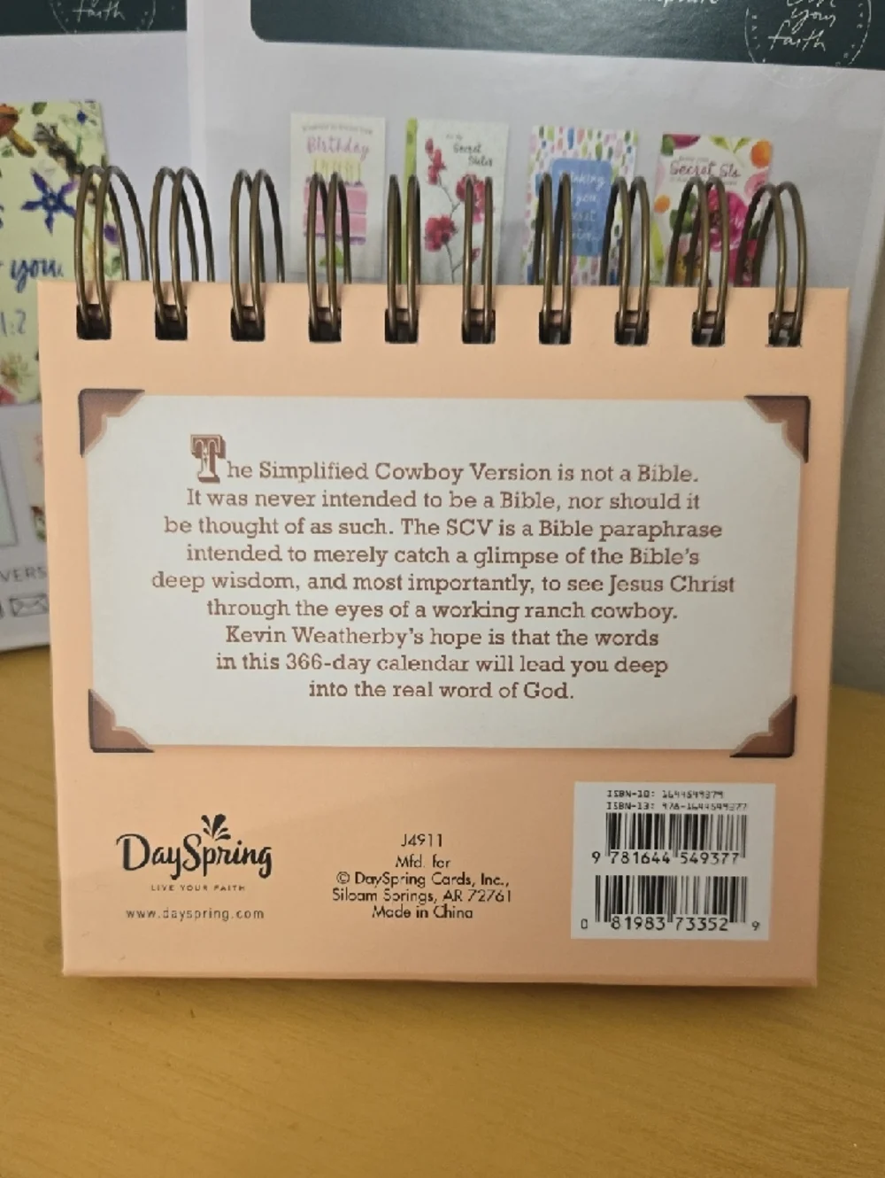 4 Boxes Of DaySpring Greeting Cards And 1 Flip Calendar